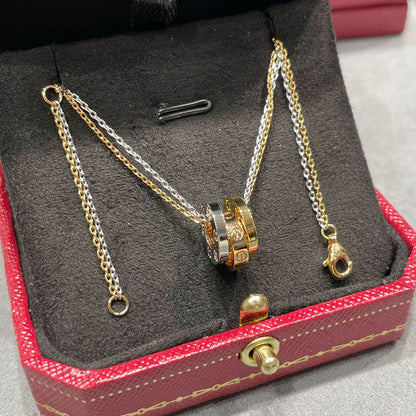 [OAKJURI Jewelry] LOVE 6 DIAMOND PENDANT NECKLACE