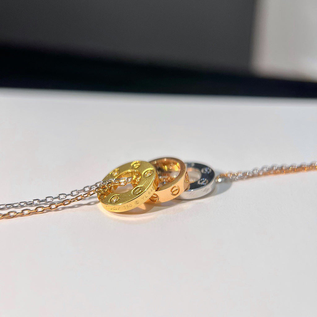 [OAKJURI Jewelry] LOVE 6 DIAMOND PENDANT NECKLACE