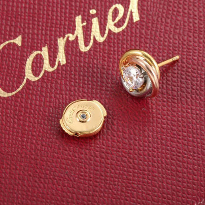 [OAKJURI Jewelry] TRINITY STUD DIAMOND EARRINGS