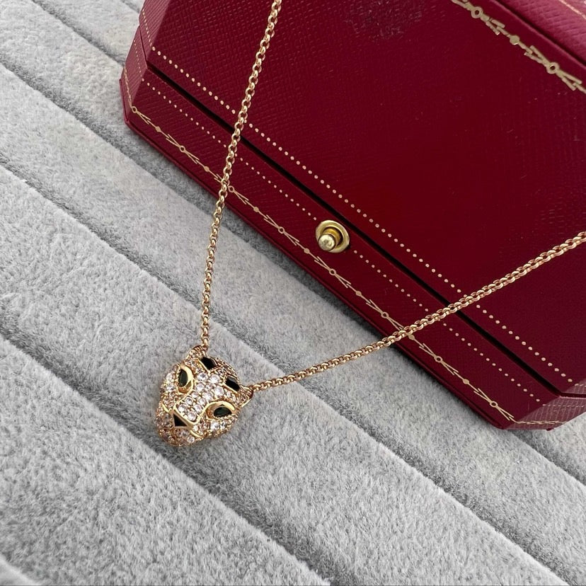 [OAKJURI Jewelry] PANTHERE FULL DIAMOND NECKLACE