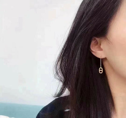[OAKJURI Jewelry]CHAINE TASSEL EARRINGS