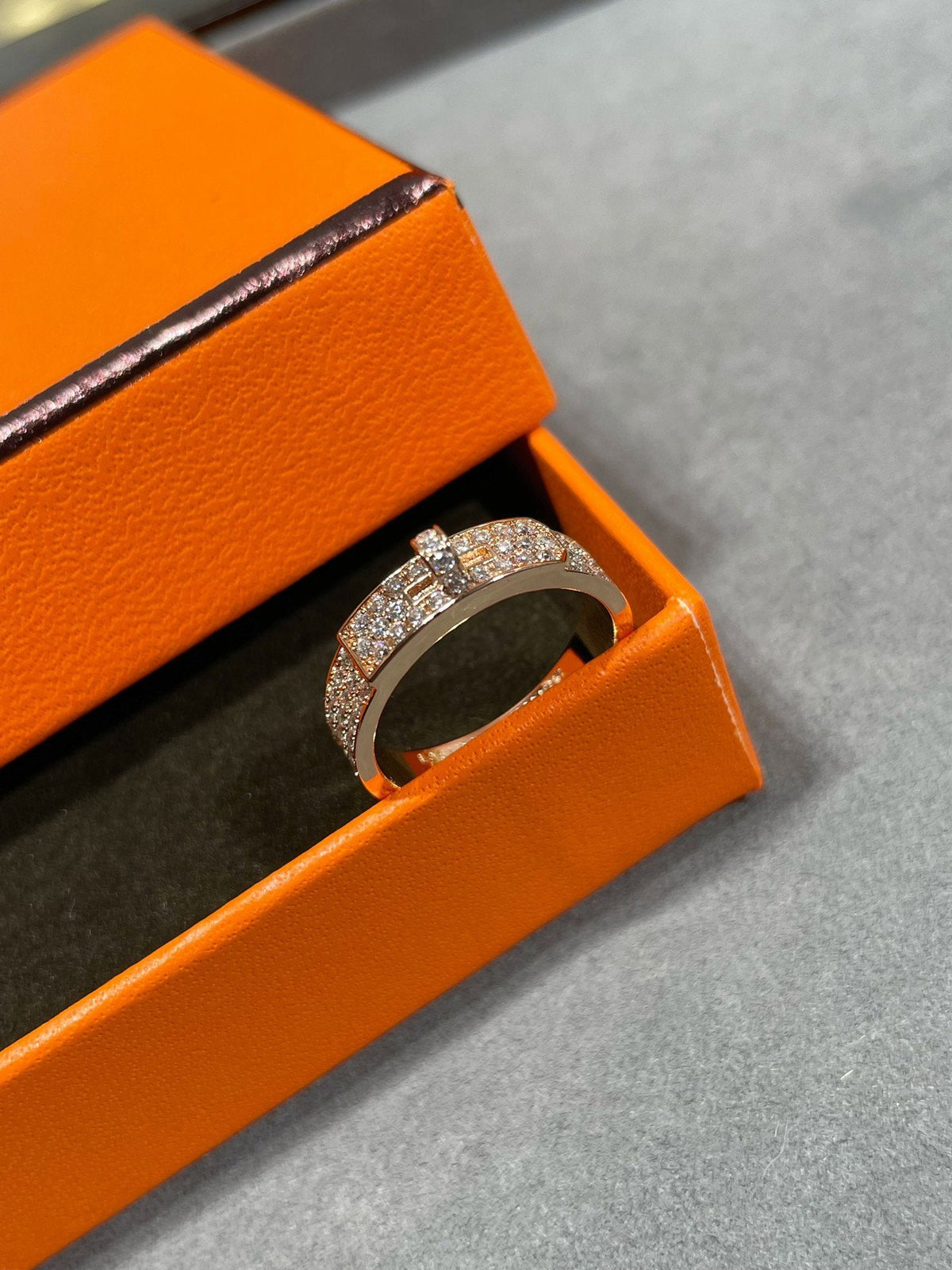 [OAKJURI Jewelry]KELLY PINK GOLD DIAMOND RING