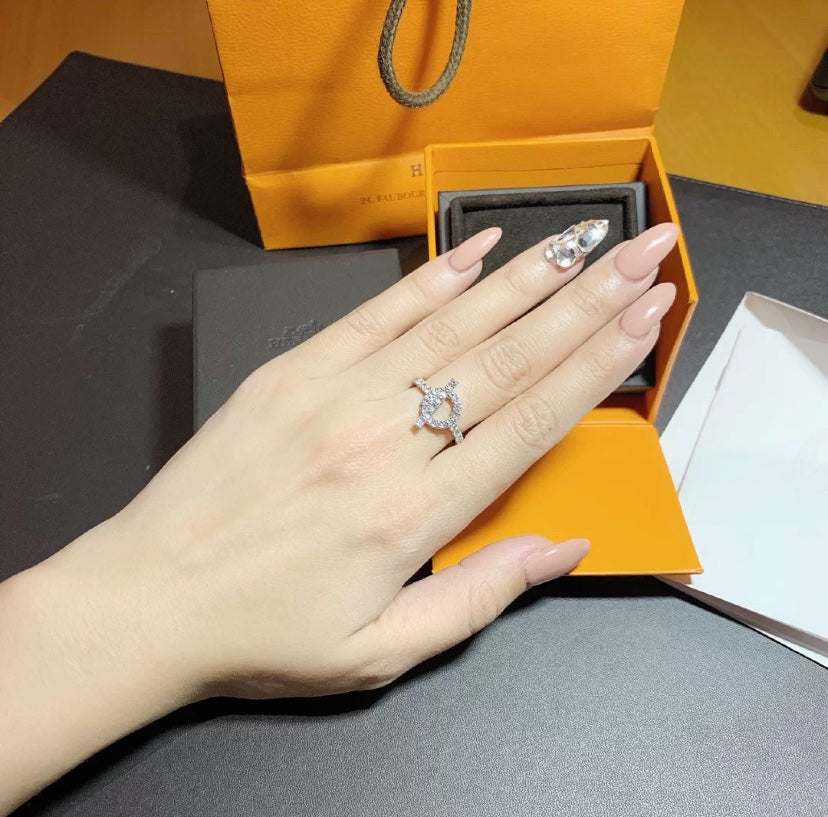 [OAKJURI Jewelry]ECHAPPEE RING SILVER DIAMOND