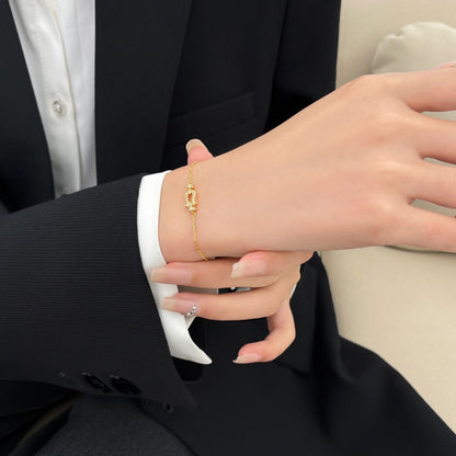 [OAKJURI Jewelry]FORCE 10 SMALL CHAIN BRACELET