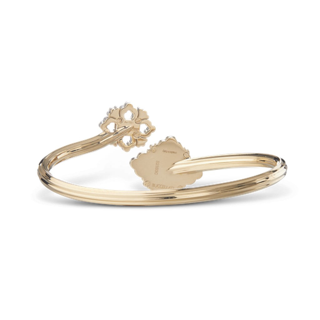[OAKJURI Jewelry JEWELRY] OPERA TULLE  GOLD BRACELET WITH ENAMEL BACKGROUND