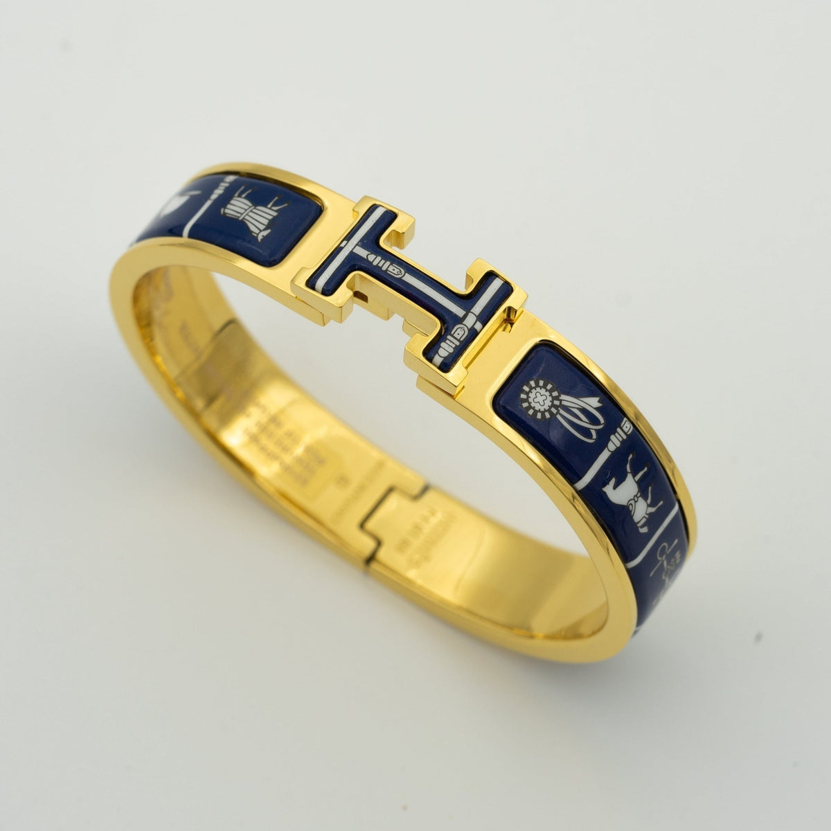 [OAKJURI Jewelry]H BRACELET BLUE CERAMIC