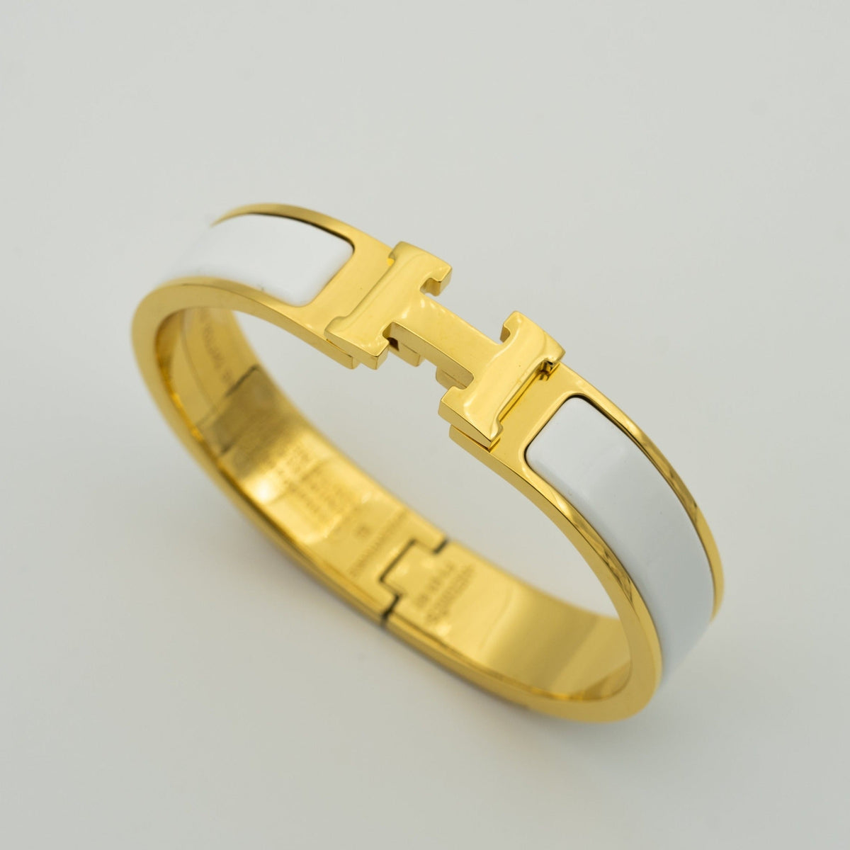 [OAKJURI Jewelry]H WHITE BRACELET