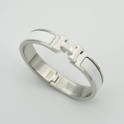 [OAKJURI Jewelry]H WHITE BRACELET