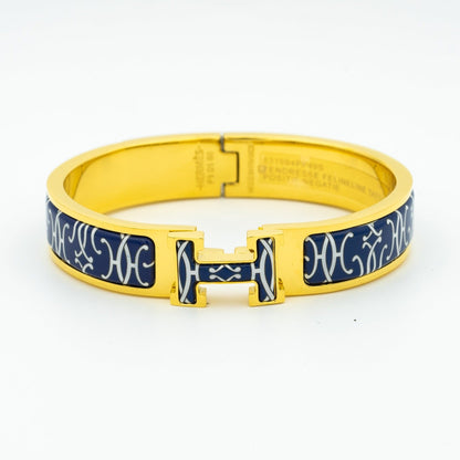 [OAKJURI Jewelry]H BRACELET BLACK MULTICOLOR