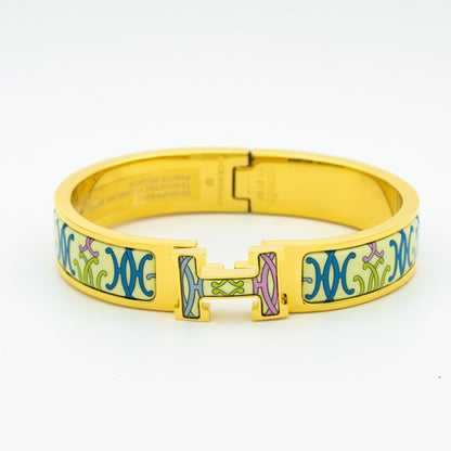 [OAKJURI Jewelry]H BRACELET BEIGE MULTICOLOR