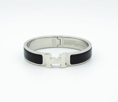 [OAKJURI Jewelry]H BLACK BRACELET