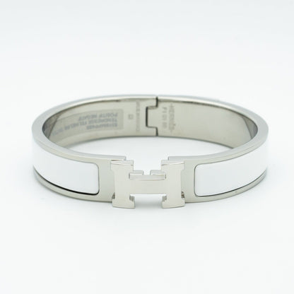 [OAKJURI Jewelry]H WHITE BRACELET