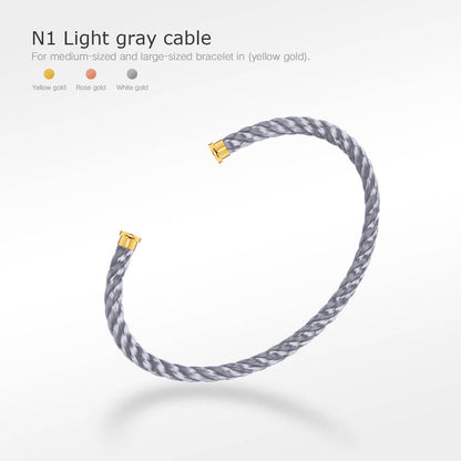 [OAKJURI Jewelry]FORCE SERIES BRACELET CABLES 50 CHOICES (DIY SELECTION)