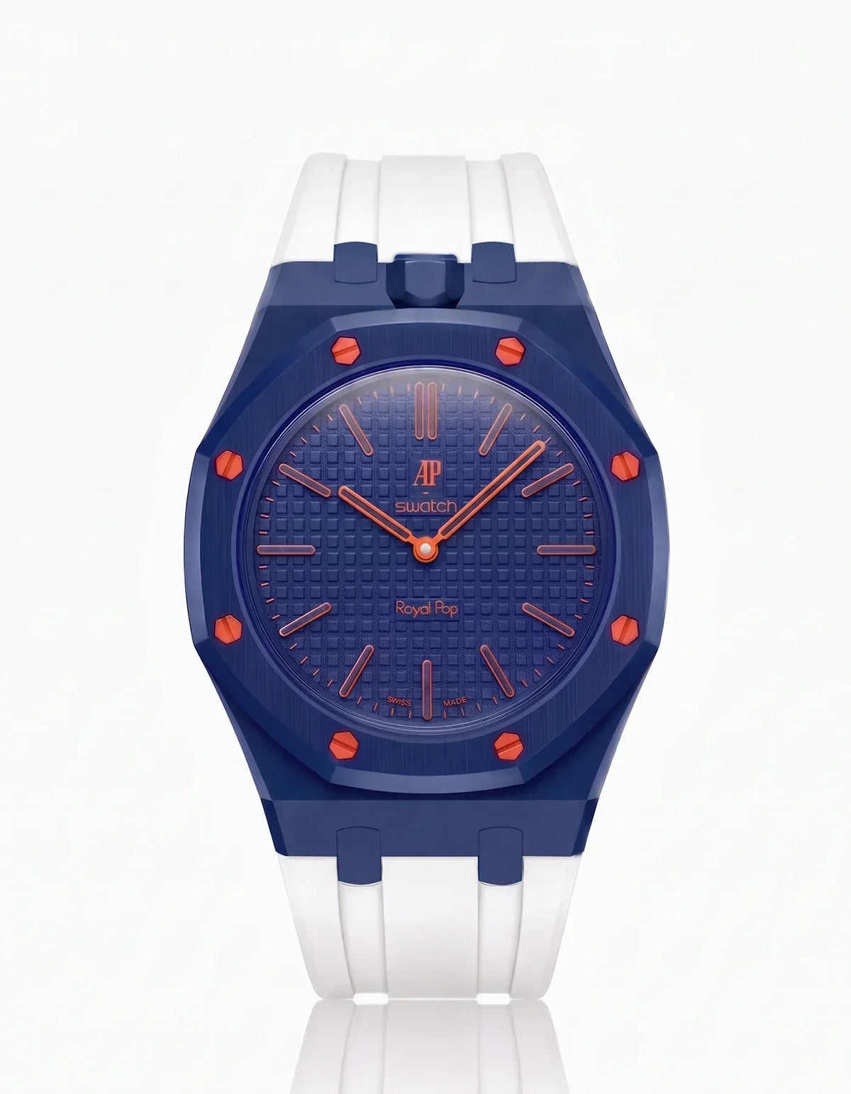 Silicone Strap & Case  Royal Pop Orenji Hachi(Customize  Colors)