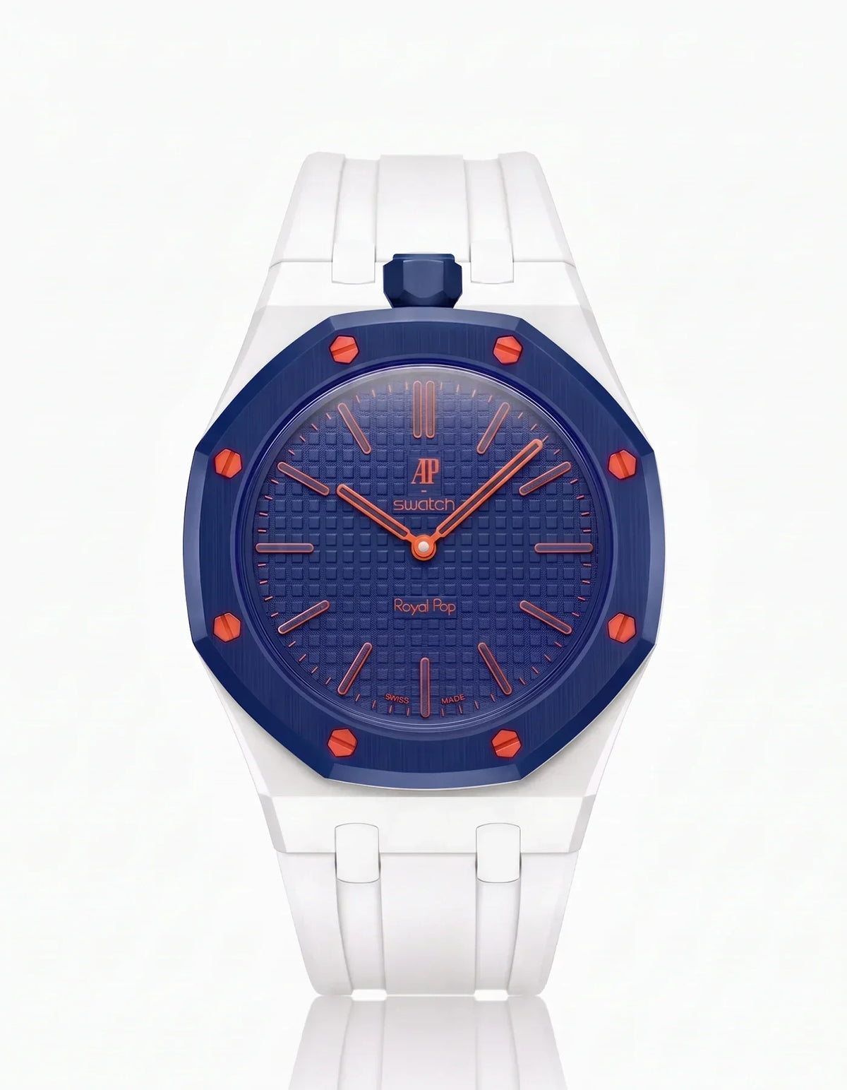 Silicone Strap & Case  Royal Pop Orenji Hachi(Customize  Colors)