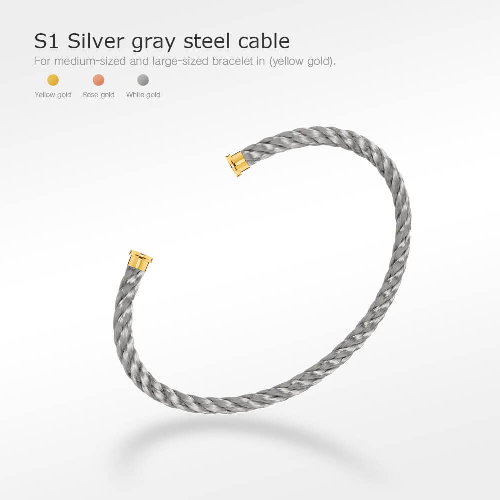 [OAKJURI Jewelry]FORCE SERIES BRACELET CABLES 50 CHOICES (DIY SELECTION)