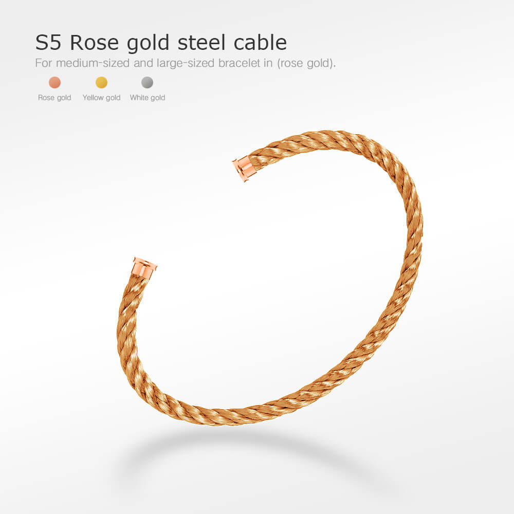 [OAKJURI Jewelry]FORCE SERIES BRACELET CABLES 50 CHOICES (DIY SELECTION)
