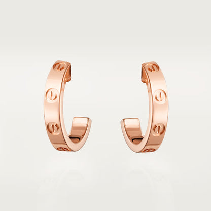 [OAKJURI Jewelry] LOVE EARRINGS 2.65 MM NO DIAMOND SMALL