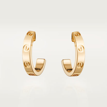 [OAKJURI Jewelry] LOVE EARRINGS 2.65 MM NO DIAMOND SMALL