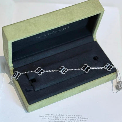 [OAKJURI Jewelry] CLOVER 5 MOTIF PULSAR STONE BRACELET COLLECTION