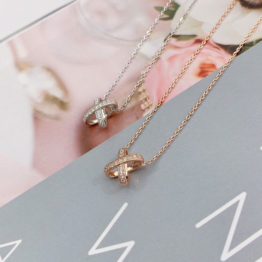 [OAKJURI Jewelry]JEUX DE DIAMOND NECKLACE