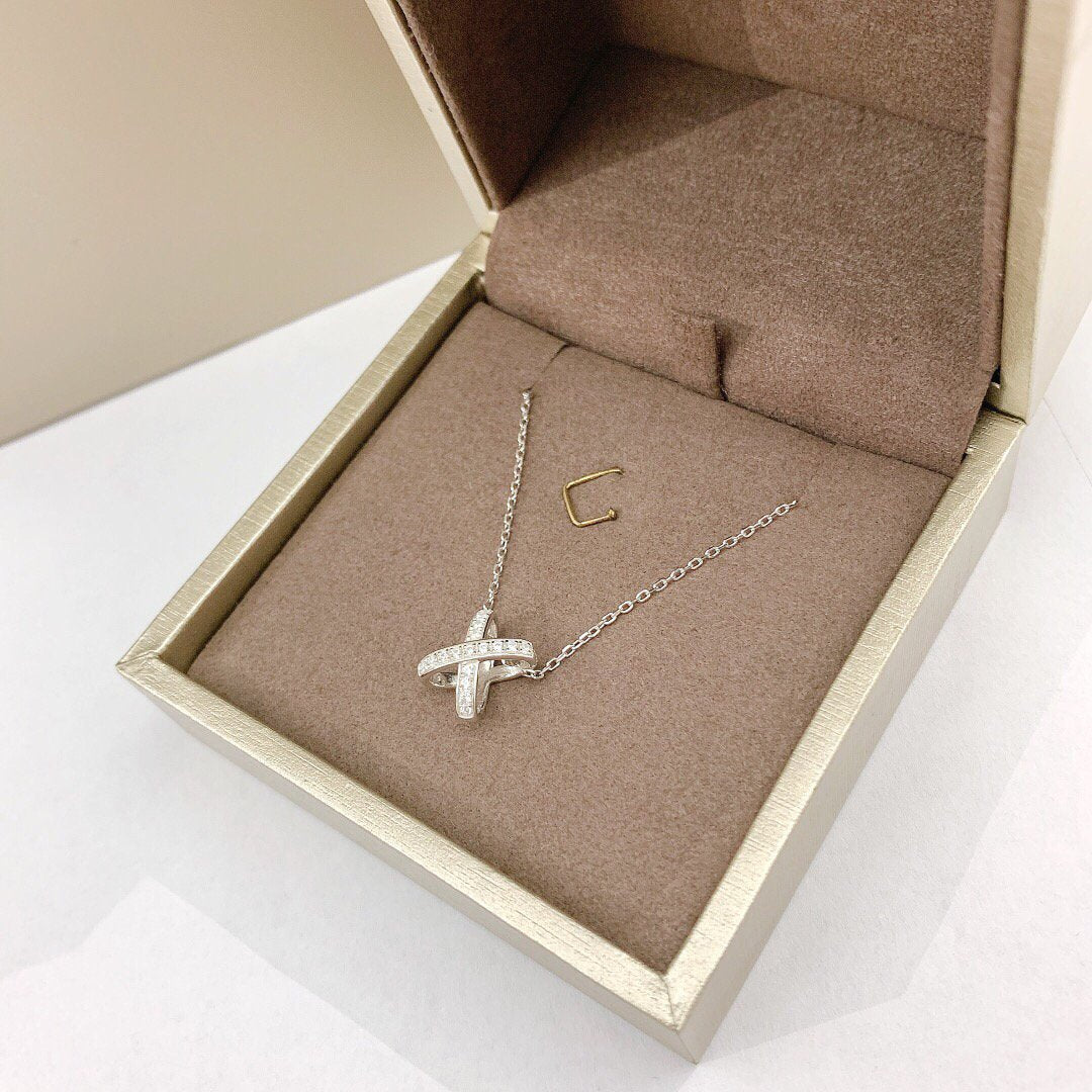 [OAKJURI Jewelry]JEUX DE DIAMOND NECKLACE