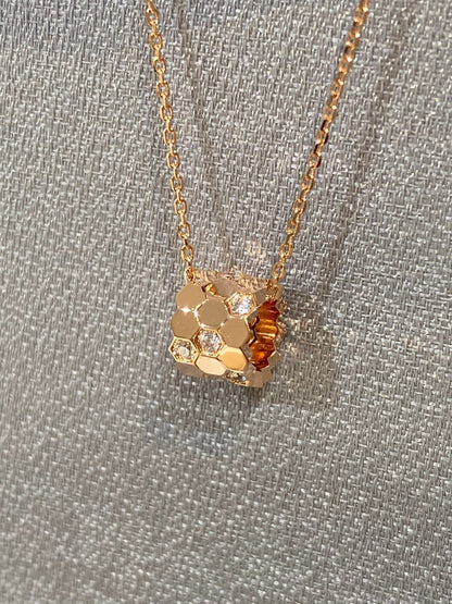 [OAKJURI Jewelry]BEE LOVE DIAMOND NECKLACE