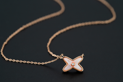 [OAKJURI Jewelry]JEUX DE NECKLACE 1 DIAMOND