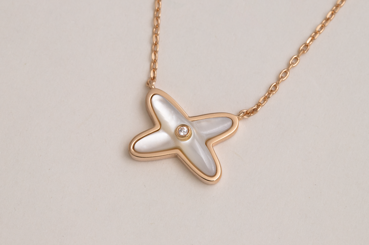 [OAKJURI Jewelry]JEUX DE NECKLACE 1 DIAMOND