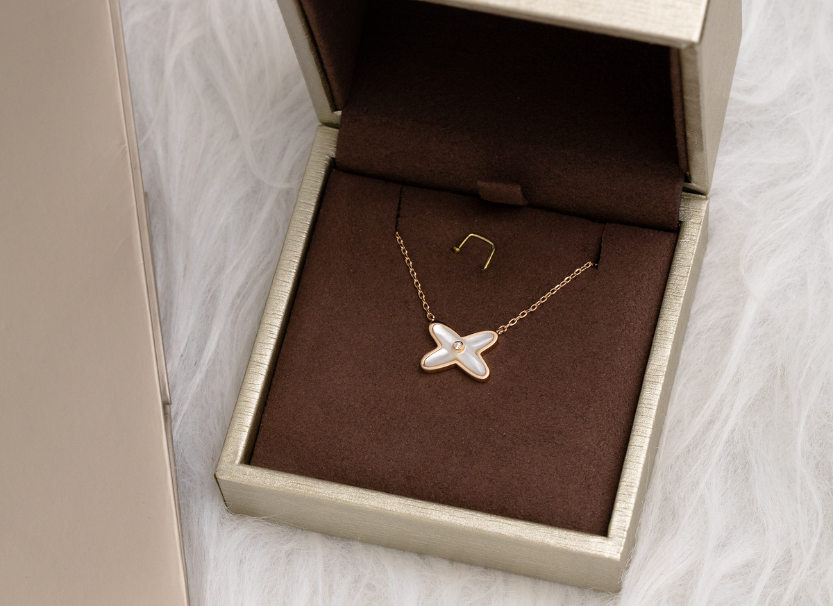 [OAKJURI Jewelry]JEUX DE NECKLACE 1 DIAMOND
