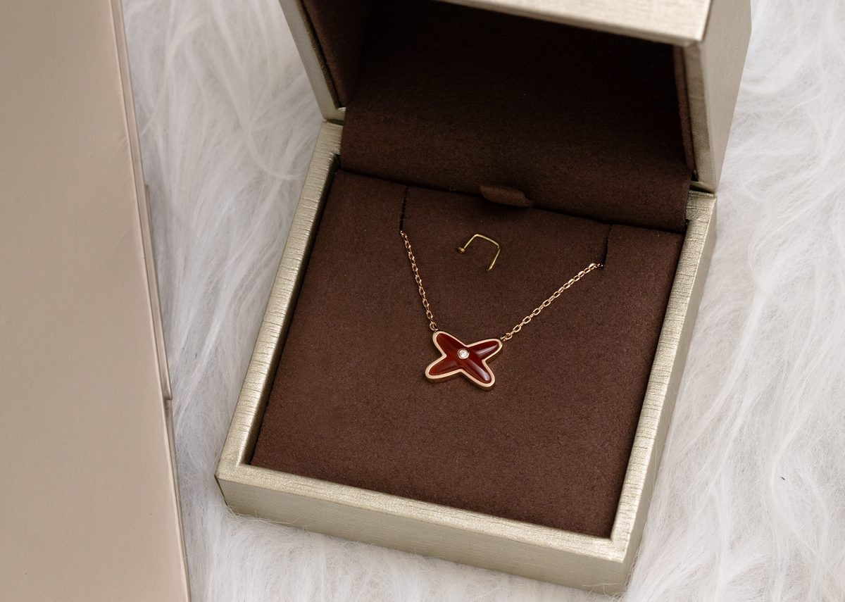 [OAKJURI Jewelry]JEUX DE NECKLACE 1 DIAMOND