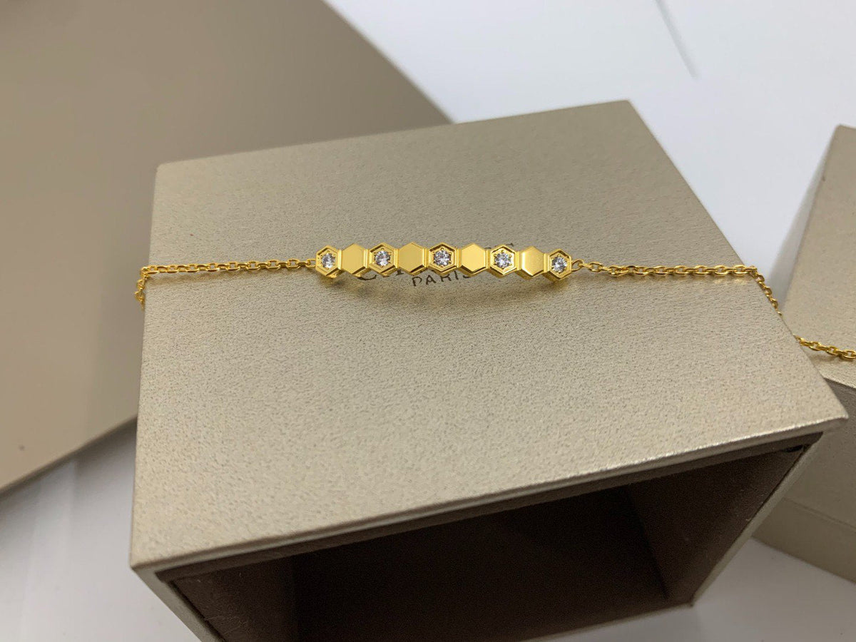 [OAKJURI Jewelry]BEE LOVE BRACELET DIAMOND