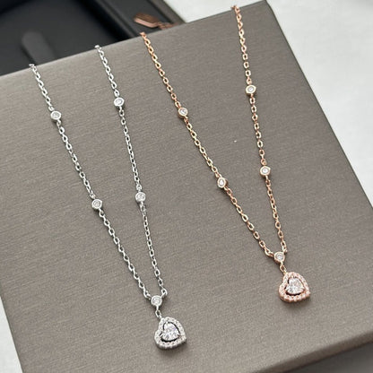 [OAKJURI Jewelry]JOY HEART DIAMOND NECKLACE