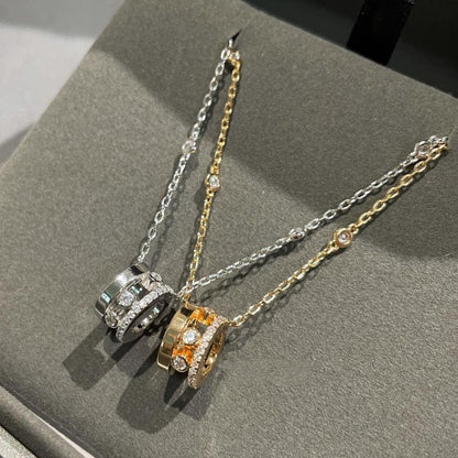 [OAKJURI Jewelry]CHAIN MOVE ROMANE PEDAND NECKLACE