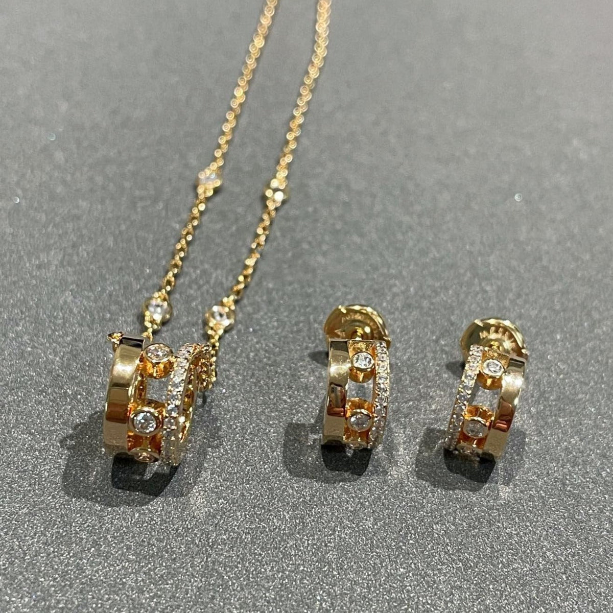[OAKJURI Jewelry]CHAIN MOVE ROMANE PEDAND NECKLACE
