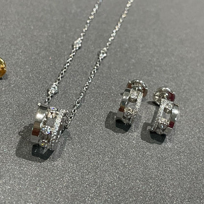 [OAKJURI Jewelry]CHAIN MOVE ROMANE PEDAND NECKLACE