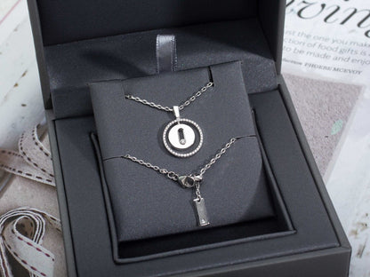 [OAKJURI Jewelry]LUCKY MOVE PM NECKLACE SILVER DIAMOND