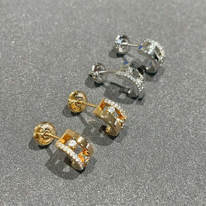 [OAKJURI Jewelry]MOVE ROMANE EARRINGS DIAMOND