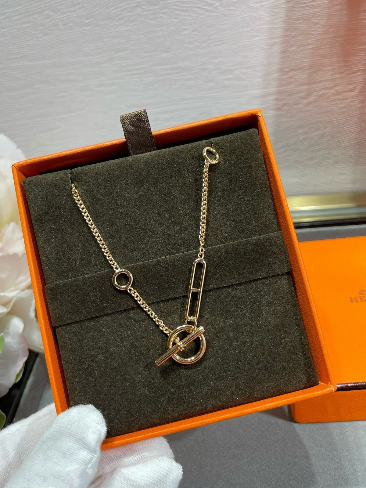 [OAKJURI Jewelry]HM STERLING CHAINE D'ANCRE HEART
