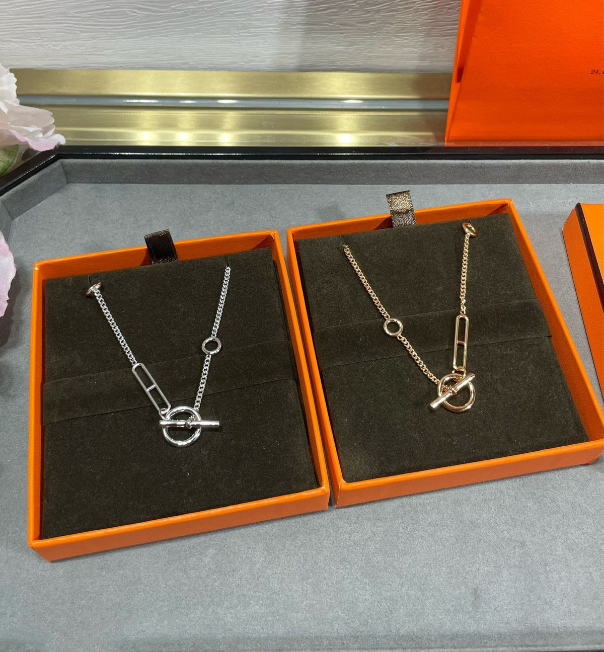 [OAKJURI Jewelry]HM STERLING CHAINE D'ANCRE HEART