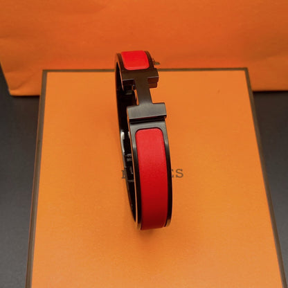 [OAKJURI Jewelry]CLIC HM SO BLACK RED BRACELET