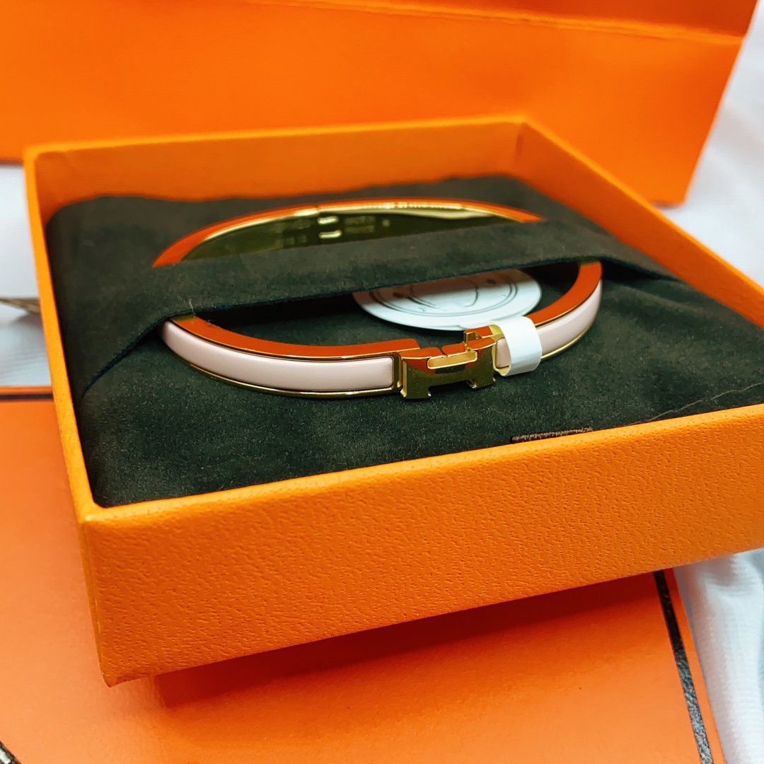 [OAKJURI Jewelry]CLASSIC HM CLIC  PINK 8MM ENAMEL BRACELET