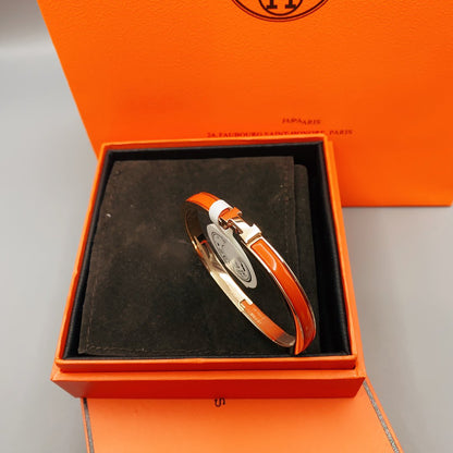 [OAKJURI Jewelry]CLASSIC HM CLIC RED 8MM ENAMEL BRACELET