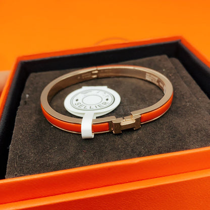 [OAKJURI Jewelry]CLASSIC HM CLIC RED 8MM ENAMEL BRACELET