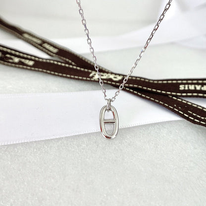[OAKJURI Jewelry]HM PIG NOSE NECKLACE