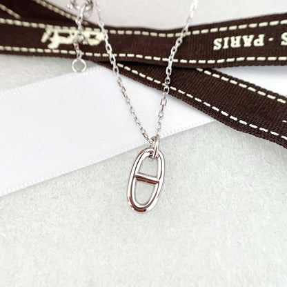 [OAKJURI Jewelry]HM PIG NOSE NECKLACE
