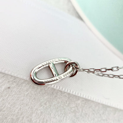 [OAKJURI Jewelry]HM PIG NOSE NECKLACE