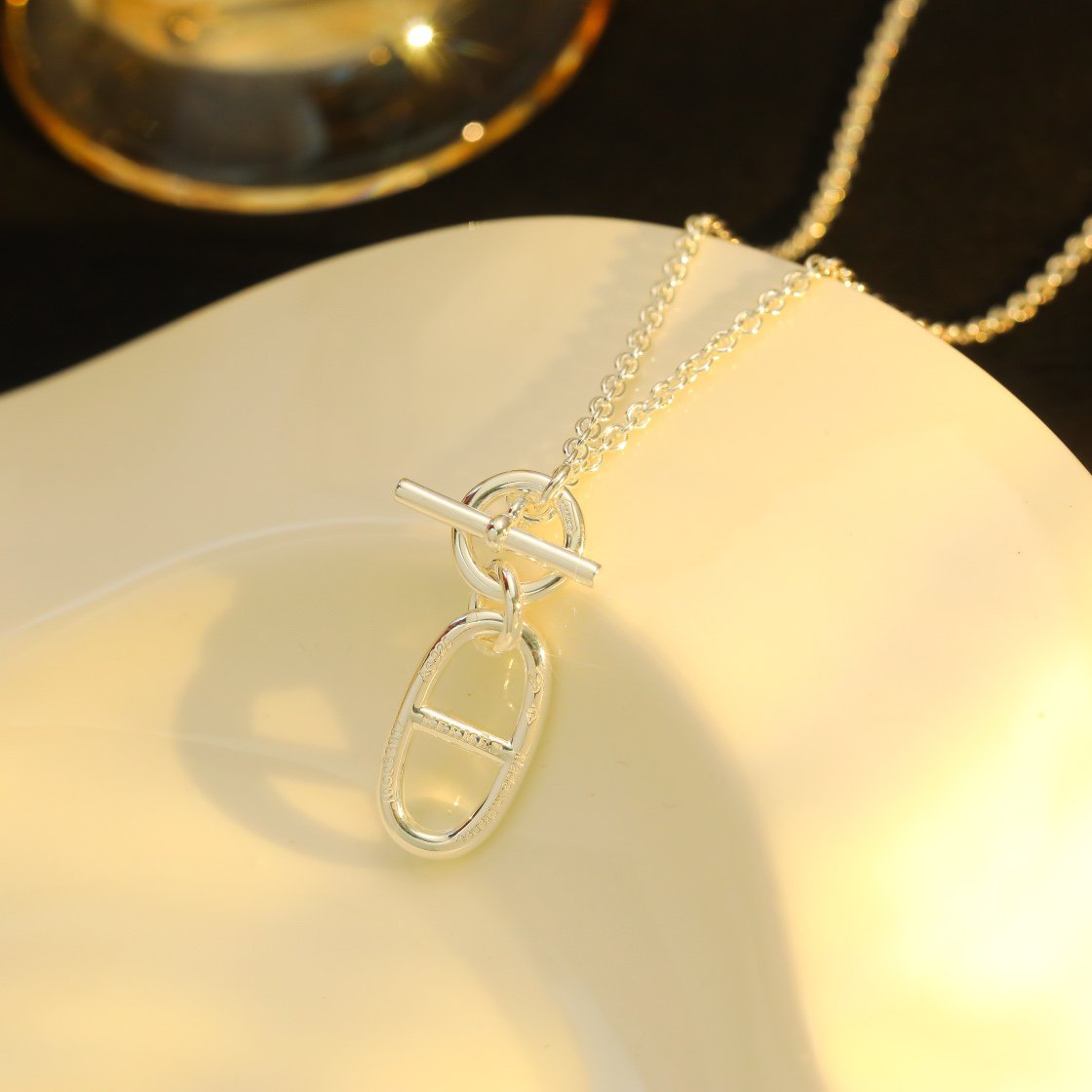 [OAKJURI Jewelry]HM CHAINE D'ANCRE PENDANT NECKLACE STERLING SILVER