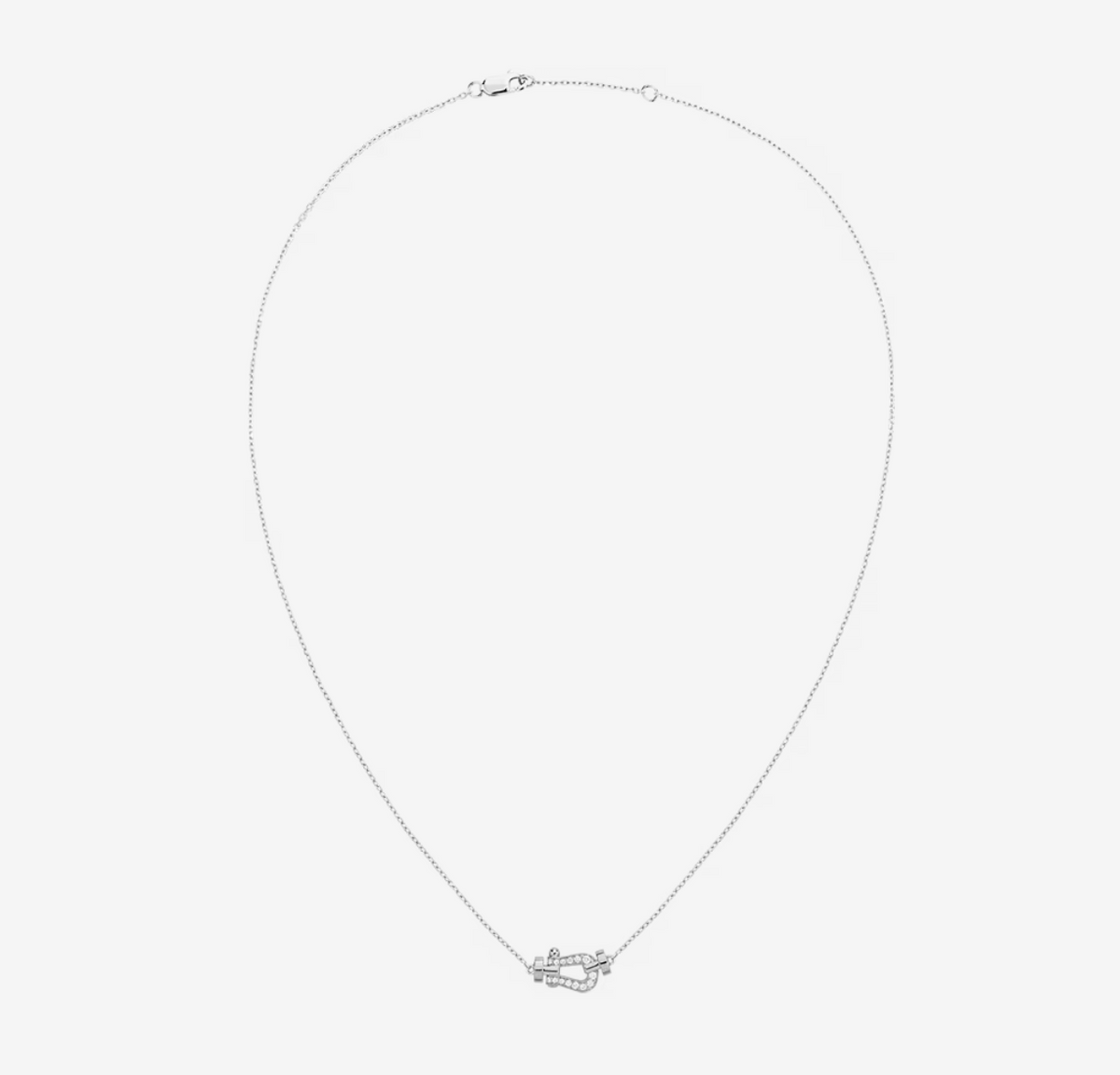 [OAKJURI Jewelry]FORCE 10 DIAMOND SILVER NECKLACE MINI MODEL