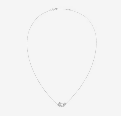 [OAKJURI Jewelry]FORCE 10 DIAMOND SILVER NECKLACE MINI MODEL